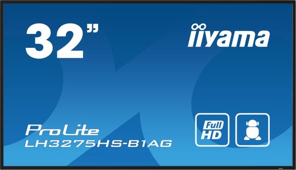 32" iiyama LH3275HS-B1AG: IPS, FHD, Android, 24 7