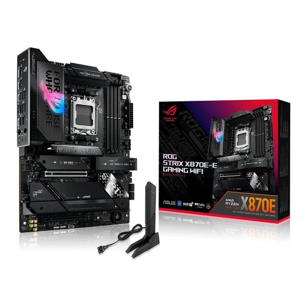 ASUS MB Sc AM5 ROG STRIX X870E-E GAMING WIFI, AMD X870, 4xDDR5, 1xHDMI, 2xThunderbolt, WiFi 