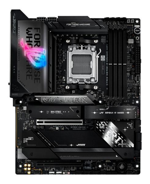 ASUS MB Sc AM5 ROG STRIX X870E-E GAMING WIFI, AMD X870, 4xDDR5, 1xHDMI, 2xThunderbolt, WiFi