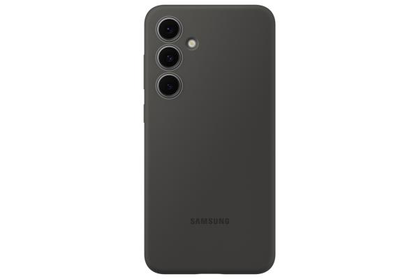 Samsung Silikónový zadný kryt pre Samsung Galaxy S24 FE Black