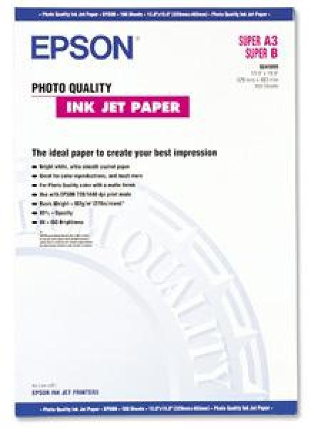 EPSON A3+, Photo Quality Inkjet Paper (100listů)