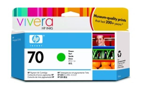 HP No 70 Ink Cart/30 ml Green w/vivera