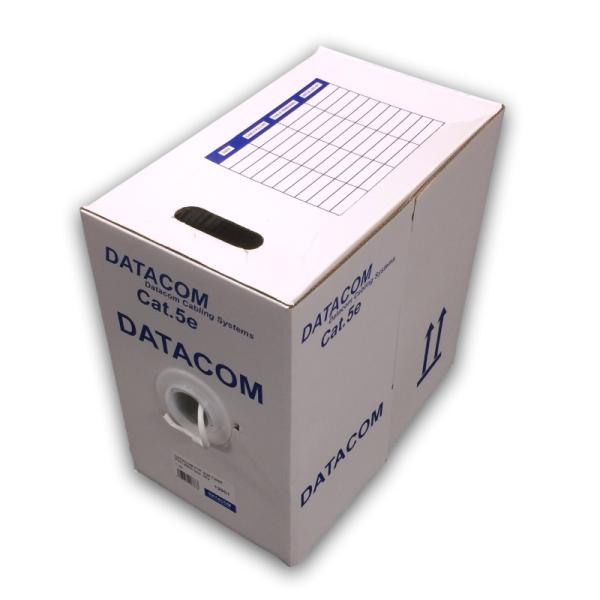 DATACOM FTP drát CAT5E PVC, Eca 305m bílý