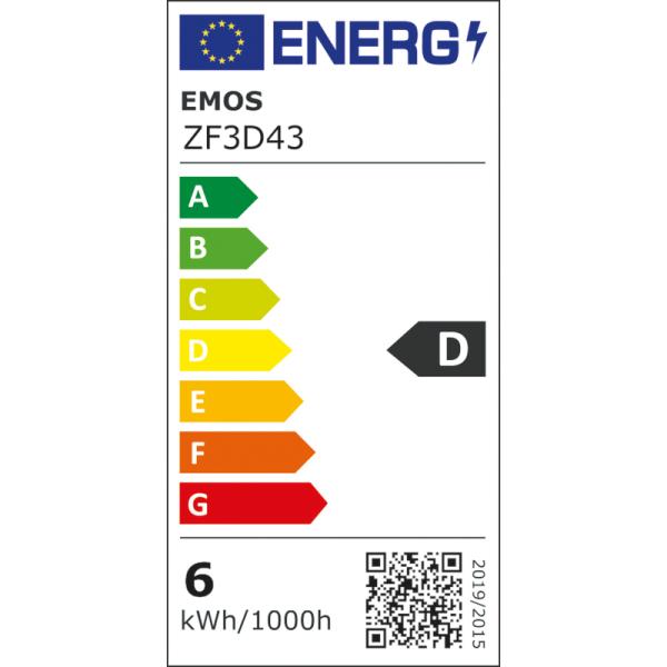 EMOS LED FLM CANDLE 5, 9 W (60 W) 806lm E14 NW 