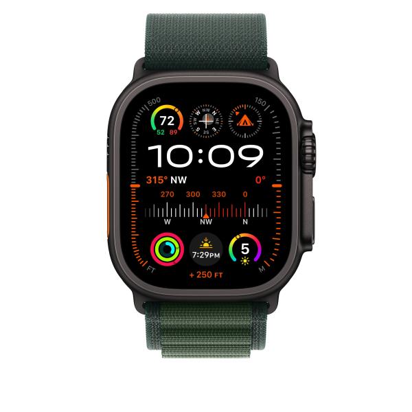 Watch Acc/ 49/ Dark Green Alpine Loop-S-Black Titan 