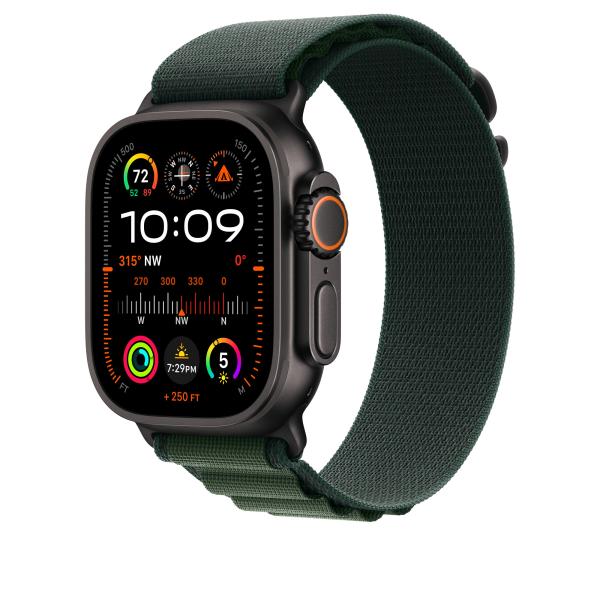 Watch Acc/ 49/ Dark Green Alpine Loop-M-Black Titan 