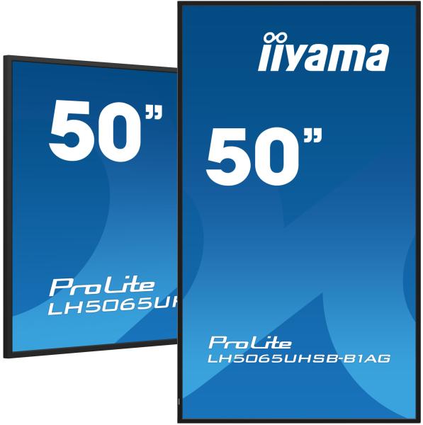 50" iiyama LH5065UHSB-B1AG:VA, 4K UHD, Android, 24 7 