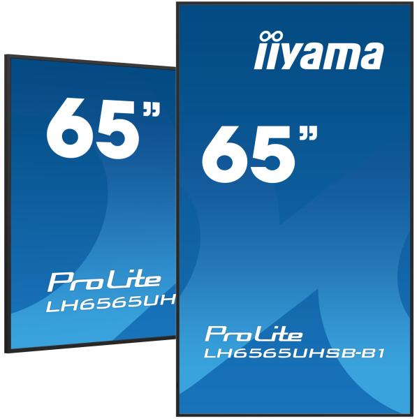 65" iiyama LH6565UHSB-B1:IPS, 4K UHD, Android, 24 7 