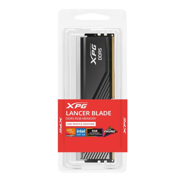 Adata Lancer BLADE/ DDR5/ 32GB/ 6000MHz/ CL30/ 1x32GB/ RGB/ Black 