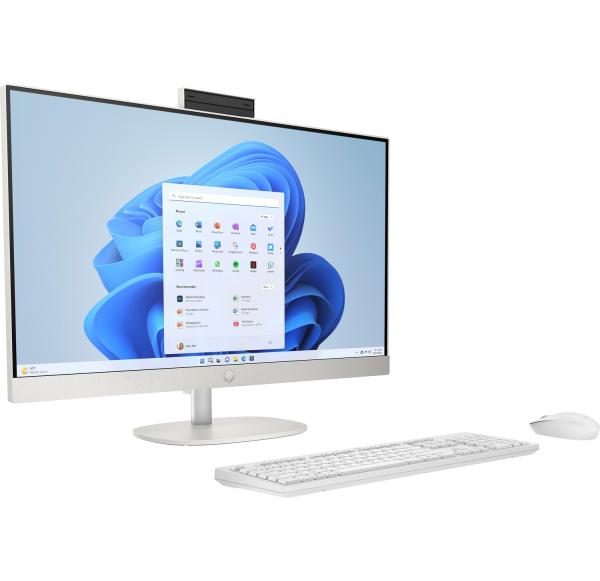 HP 27-cr1006nc AiO, U5-125U, 27 1920x1080, UMA, 16GB, SSD 1TB, W11H, 2-2-0, WiFi BT, White 