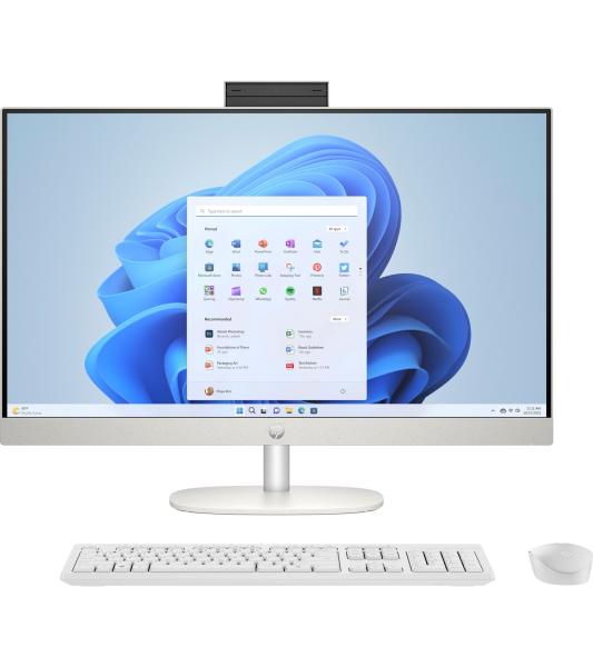 HP 27-cr1006nc AiO, U5-125U, 27 1920x1080, UMA, 16GB, SSD 1TB, W11H, 2-2-0, WiFi BT, White