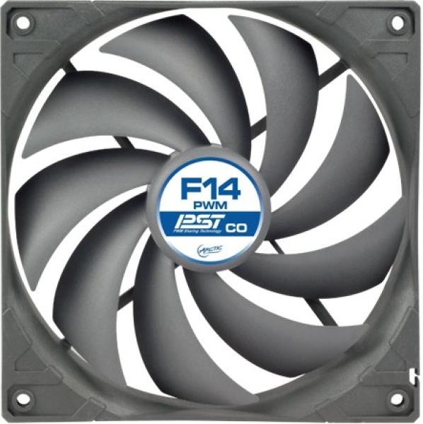 ARCTIC F14 PWM PST CO Case Fan - 140mm štandard PWM case fan with double ball bearing technology