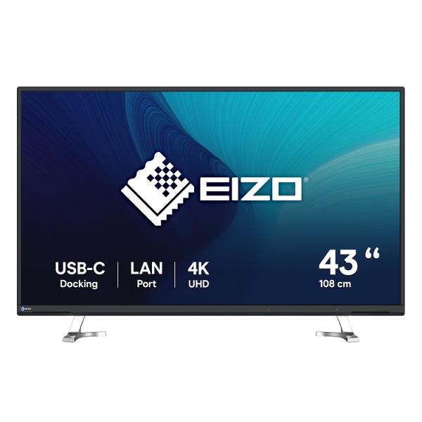 43" LED EIZO EV4340X-BK - 4K, IPS, KVM, USB-C