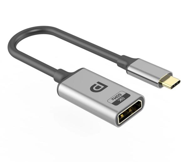 PremiumCord adaptér USB-C na DisplayPort DP1.4 Male/ Female 8K@60Hz a 4k@120Hz 20cm