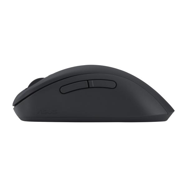 ASUS Wireless Mouse MD102/ Kancelárska/ Optická/ Pre pravákov/ 1 600 DPI/ USB+BT/ Tmavosivá 