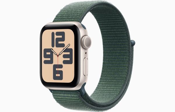 Apple Watch SE/ 44mm/ Starlight/ Šport Band/ Lake Green