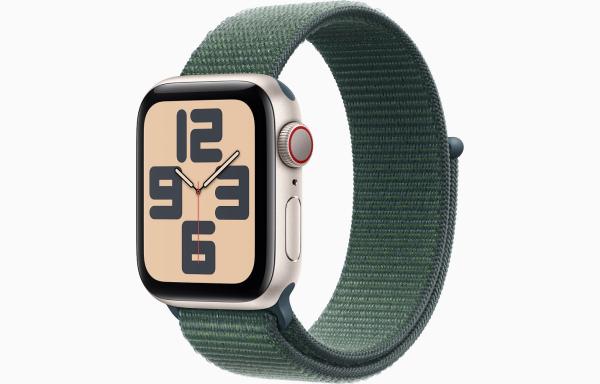 Apple Watch SE Cell/ 40mm/ Starlight/ Šport Band/ Lake Green