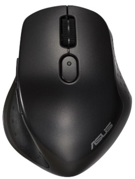 ASUS MW203 Multi-Device Wireless Silent Mouse/ Ergonomická/ Optická/ Pre pravákov/ 2 400 DPI/ USB+BT/ Čierna