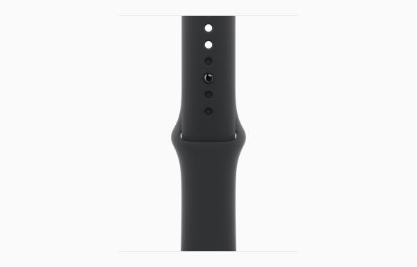 Apple Watch S10/ 46mm/ Jet Black/ Šport Band/ Black/ -S/ M 