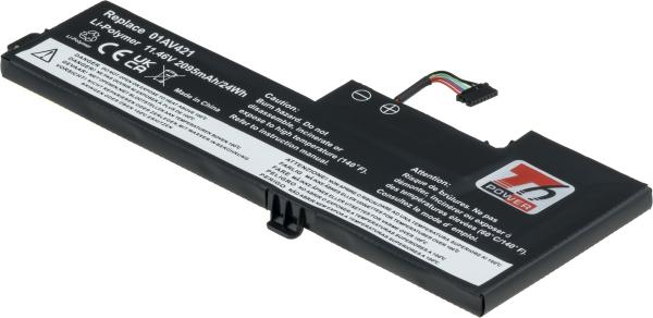 Batéria T6 Power Lenovo ThinkPad T470, T480, internal, 2095mAh, 24Wh, 3cell, Li-pol