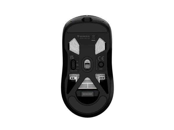 Genesis herná myš ZIRCON 660/ Herná/ Optická/ 12 000 DPI/ Drôtové/ Bezdrôtové/ Čierna 