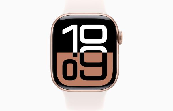 Apple Watch S10 Cell/ 42mm/ Rose Gold/ Šport Band/ Light Blush/ -M/ L 