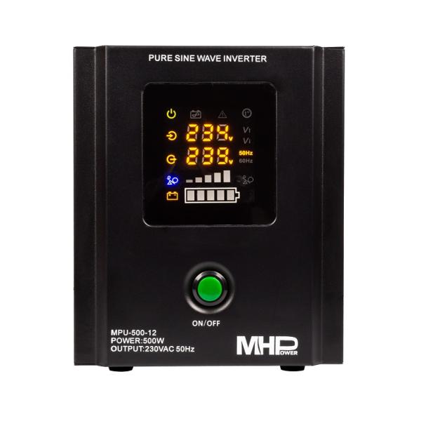 Záložní zdroj MHPower MPU500-12, UPS, 500W, čistá sinus 