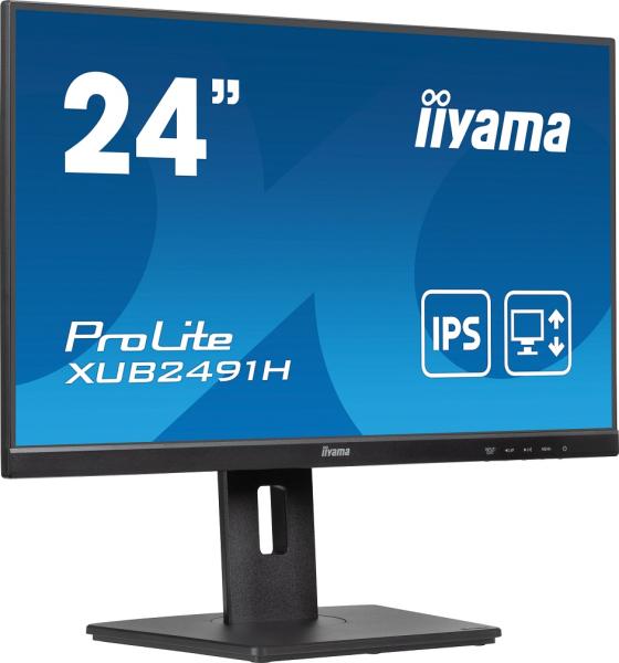 iiyama ProLite/ XUB2491H-B1/ 23, 8"/ IPS/ FHD/ 100Hz/ 0, 5ms/ Black/ 3R 
