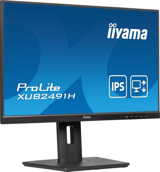 iiyama ProLite/ XUB2491H-B1/ 23, 8"/ IPS/ FHD/ 100Hz/ 0, 5ms/ Black/ 3R 