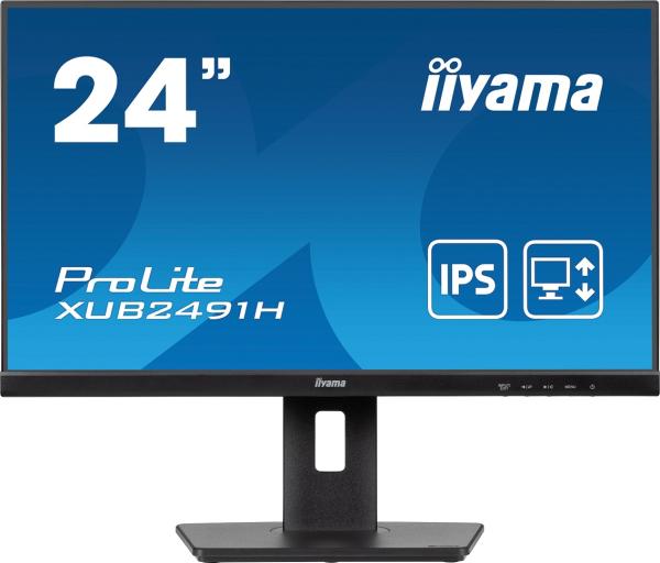 iiyama ProLite/ XUB2491H-B1/ 23, 8"/ IPS/ FHD/ 100Hz/ 0, 5ms/ Black/ 3R