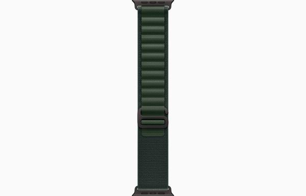 Apple Watch Ultra 2/ 49mm/ Black/ Šport Band/ Dark Green Alpine/ Small 