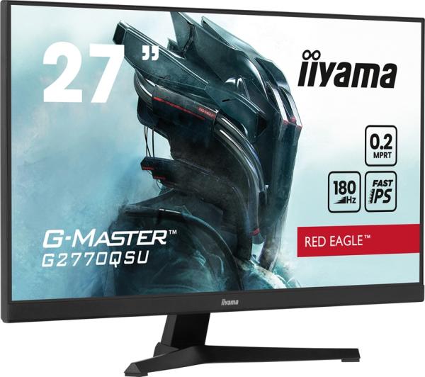 iiyama G-Master/ G2770QSU-B6/ 27"/ IPS/ QHD/ 180Hz/ 0, 2ms/ Black/ 3R 