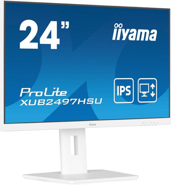 iiyama ProLite XUB2497HSU-W2 23, 8" IPS FHD 100Hz 1ms White 3R 