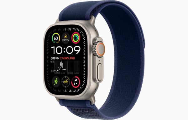 Apple Watch Ultra 2/ 49mm/ Natural/ Šport Band/ Blue Trail/ -M/ L