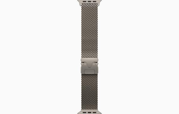 Apple Watch Ultra 2 GPS + Cellular 49mm Natural Titanium Case with Natural Titanium Milanese Loop - M 