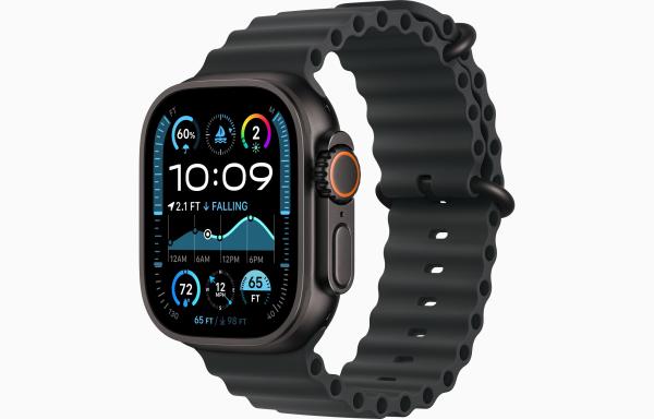 Apple Watch Ultra 2/ 49mm/ Black/ Šport Band/ Black Ocean