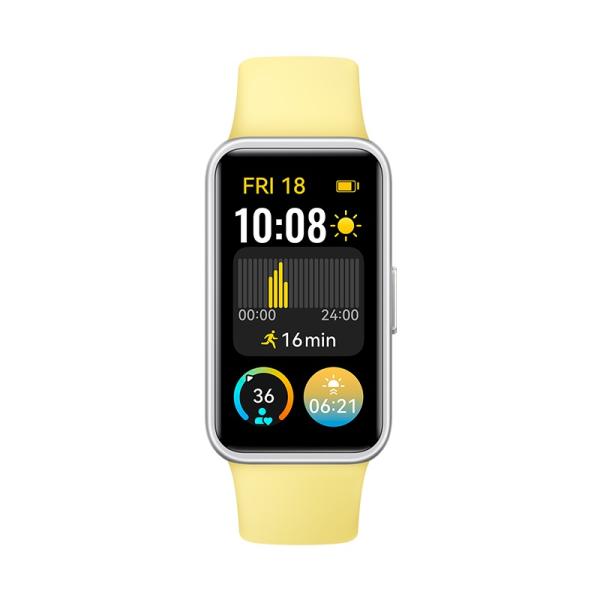 Huawei Band 9/ Silver/ Šport Band/ Lemon Yellow 