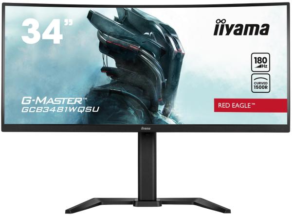 34" iiyama GCB3481WQSU-B1: VA, UWQHD, 180Hz