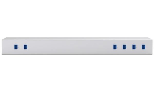 Ubiquiti - UniFi Rack-mountable 4-channel 1270 to 1330 nm CWDM mux demux designed to increase capacity of existing fiber 