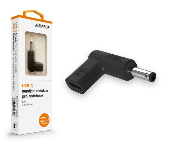 Aligator USB-C napájacia redukcia 4, 5 x 3, 0 mm pre notebooky Dell