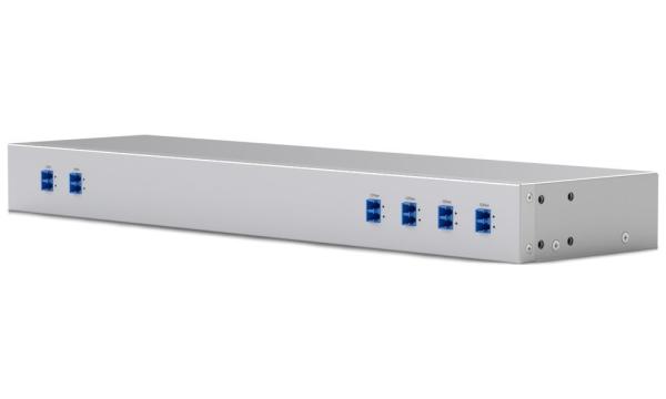 Ubiquiti - UniFi Rack-mountable 4-channel 1270 to 1330 nm CWDM mux demux designed to increase capacity of existing fiber