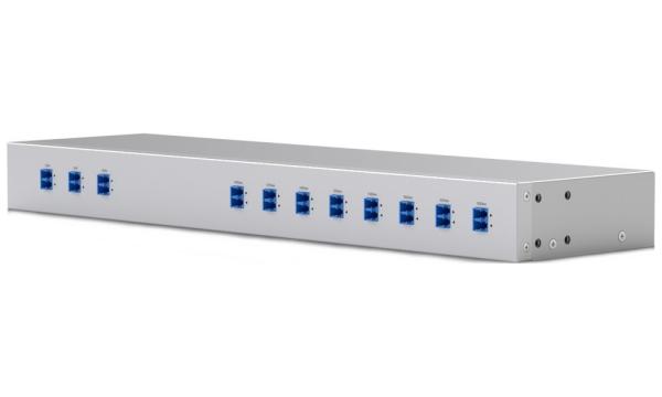 Ubiquiti - UniFi Rack-mountable 8-channel 1450 to 1590 nm CWDM mux demux designed to increase capacity of existing fiber