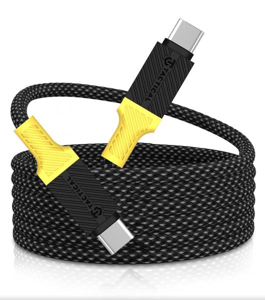 Tactical MagRope USB-C/ USB-C 1m Black/ Yellow