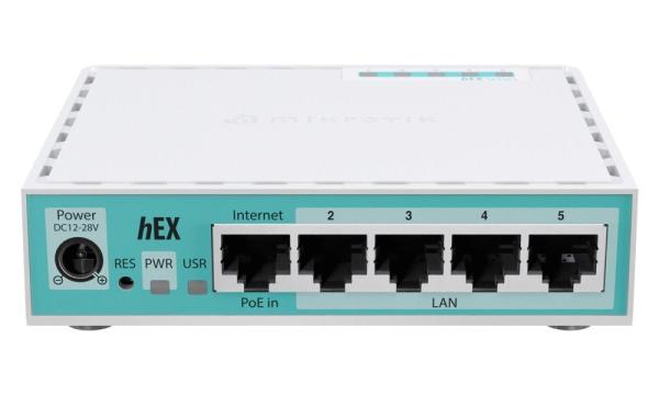 MikroTik E50UG, hEX (2024 version) s RouterOS L4, desktop 