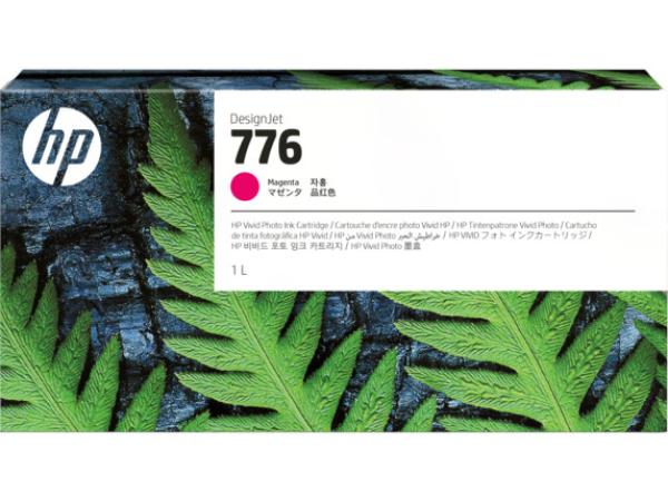 HP 776 1-litr Magenta Ink Cartridge