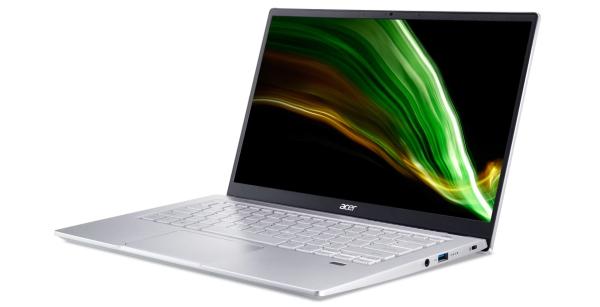 Acer Swift 3/ SF314-43-R97J/ R7-5700U/ 14"/ FHD/ 16GB/ 512GB SSD/ RX Vega 8/ bez OS/ Silver/ 2R