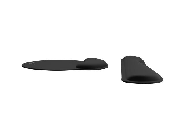 Ergonomický set podložiek pod zápästie Natec CHIPMUNK 2v1, čierna 