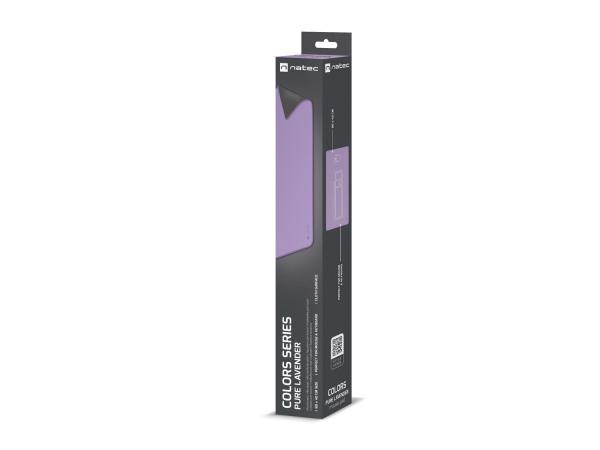 Maxi podložka pod myš Natec PURE LAVENDER, 40x80cm 