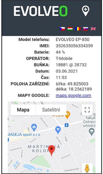 EVOLVEO EasyPhone ET, mobilný telefón pre seniorov s nabíjacím stojanom, červená 