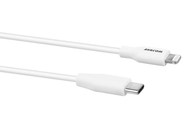 AVACOM MFIC-40W kábel USB-C - Lightning, MFi certifikácia, 40cm, biela